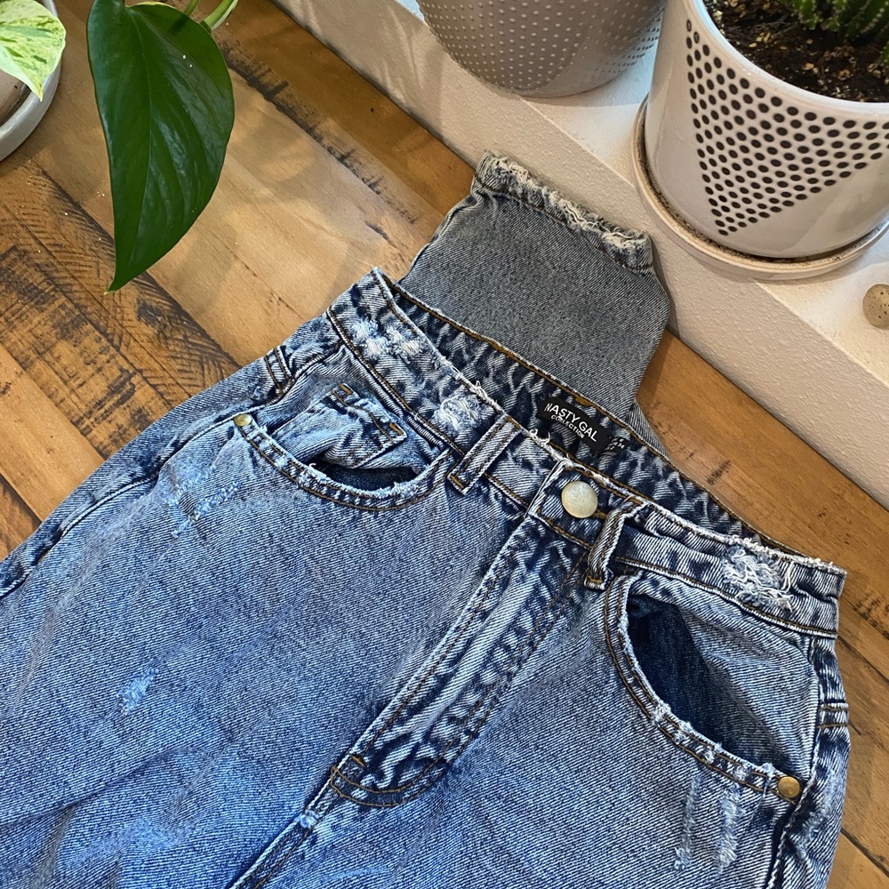 Nasty Gal distressed jeans